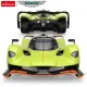 Nuotoliniu būdu valdomas žalias automobilis Aston Martin Valkyrie AMR PRO