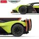 Nuotoliniu būdu valdomas žalias automobilis Aston Martin Valkyrie AMR PRO