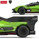 Nuotoliniu būdu valdomas žalias automobilis Lamborghini SC63 LMDH