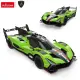 Nuotoliniu būdu valdomas žalias automobilis Lamborghini SC63 LMDH