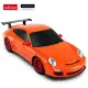 Nuotoliniu būdu valdomas raudonas automobilis Porsche GT3 RS