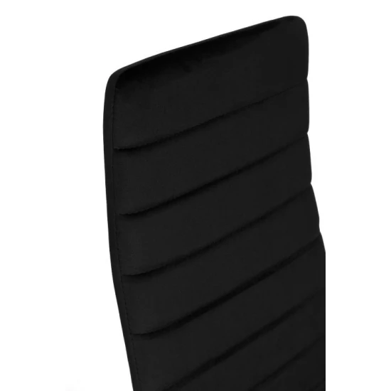 Juodų 4 kėdžių komplektas Foteliai ir kėdės MEBELKI24