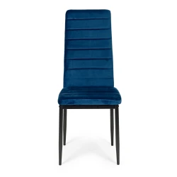 Mėlynų 4 kėdžių komplektas