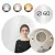 Apvalus LED vonios veidrodis 60 cm su 3 šviesos spalvomis ModernHome