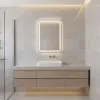 Светодиодное зеркало для ванной 50 x 70 см с 3 цветами подсветки ModernHome