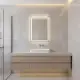LED vonios veidrodis 50 x 70 cm su 3 šviesos spalvomis ModernHome