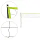 Tinklinio ir badmintono tinklas 600 x 240 cm sulankstomas MOVEPRO