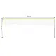 Tinklinio ir badmintono tinklas 600 x 240 cm sulankstomas MOVEPRO