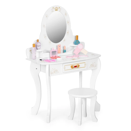 Didelis tualetinis staliukas mergaitei Vaikų baldai ECOTOYS