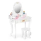 Didelis tualetinis staliukas mergaitei Vaikų baldai ECOTOYS