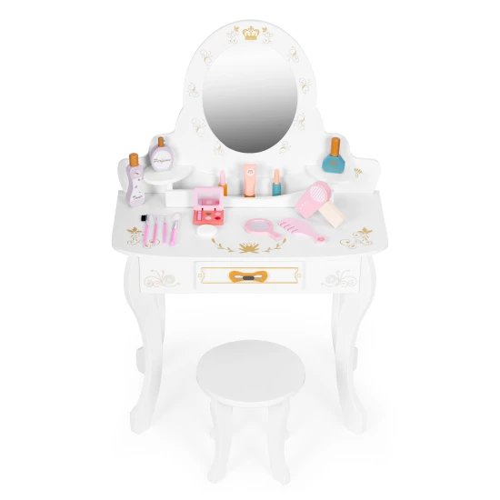 Didelis tualetinis staliukas mergaitei Vaikų baldai ECOTOYS