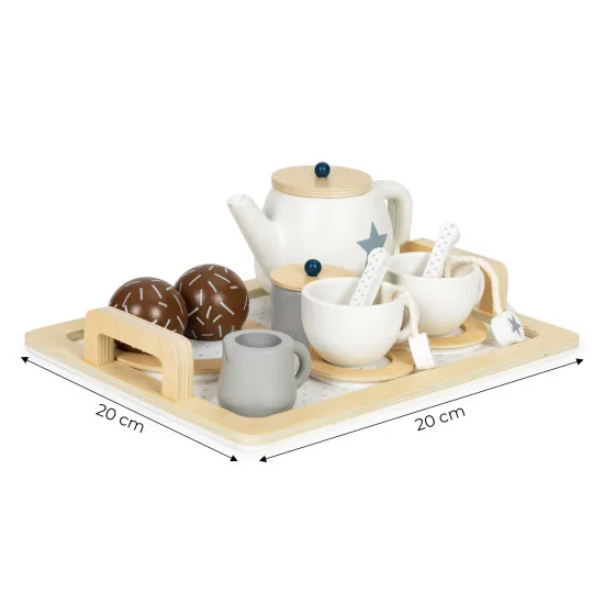Medinis arbatos rinkinys 17 dalių ECOTOYS