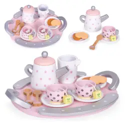 Medinis arbatos servizo rinkinys 15 dalių ECOTOYS