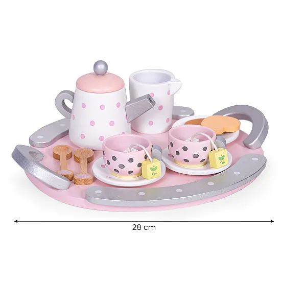Medinis arbatos servizo rinkinys 15 dalių ECOTOYS