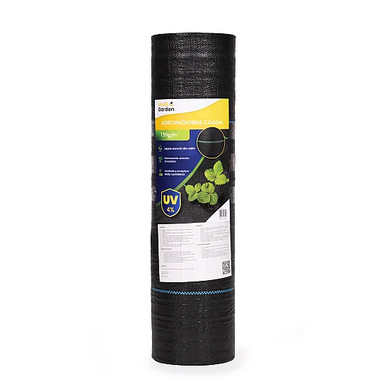 Melns nezāļu apkarošanas agrotīkliņš 135 g/m² 3,2×50 m MultiGarden