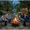 Large solid cast iron garden fire pit 60 cm, perfect for a bonfire