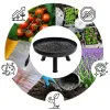 Large solid cast iron garden fire pit 60 cm, perfect for a bonfire
