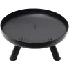 Large solid cast iron garden fire pit 60 cm, perfect for a bonfire