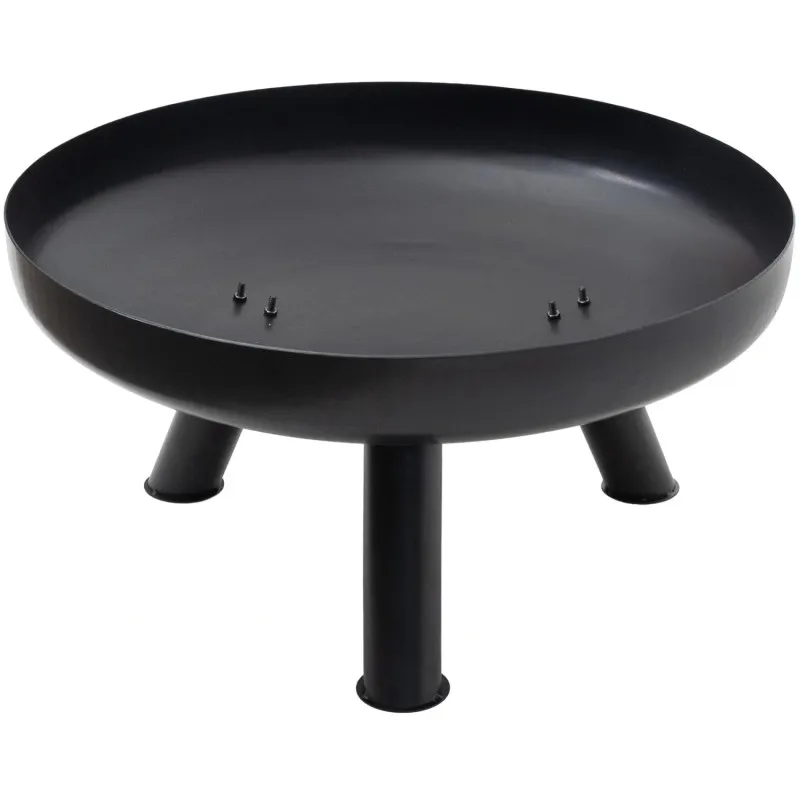 Large solid cast iron garden fire pit 60 cm, perfect for a bonfire