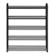 Metalinė juoda batų lentynėlė, 5 lentynos Lentynos ModernHome