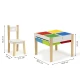 Medinis vaikų baldų komplektas: stalas + 2 kėdės Vaikų baldai ECOTOYS