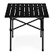 Folding camping table 53 x 55 cm black MultiGarden