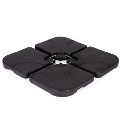 Skėčio pagrindo svoris (pripildytas vandens) – 60 kg