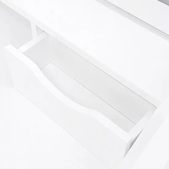 Kosmetikos staliukas su veidrodžiu ir LED apšvietimu ModernHome