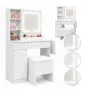 Косметический столик с зеркалом и светодиодной подсветкой ModernHome