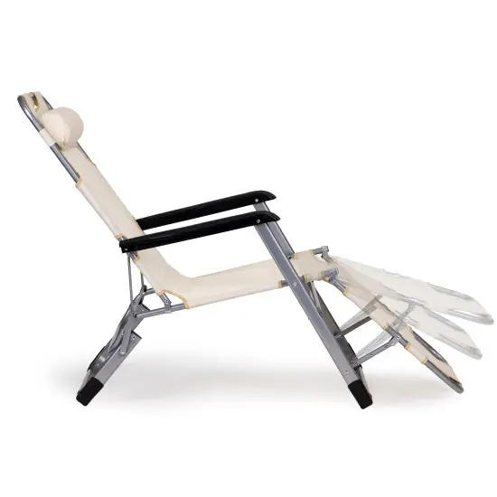 Smėlio spalvos  gultas, sulankstomas 2-in-1
