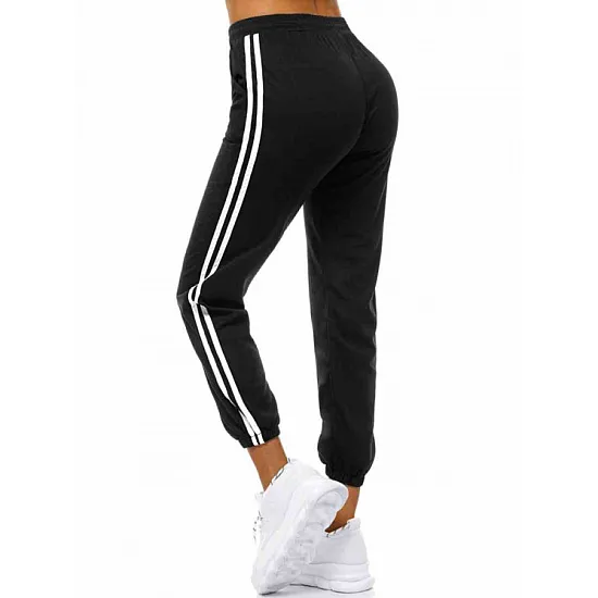 Juodos spalvos laisvalaikio kelnės moterims Bocha JS/1020/A1