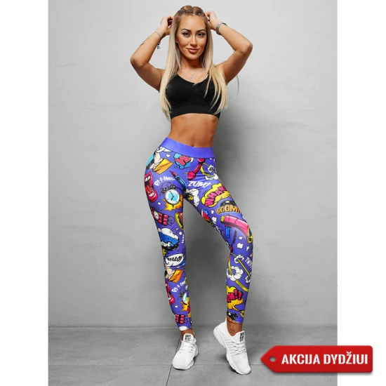 Spalvingi moteriški antblauzdžiai Mody O/20757