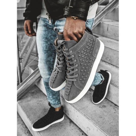 Vyriški pilki sportinio stiliaus aulinukai Derol G/270Z