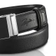 Vyriškas odinis diržas su automatine sagtimi Darryl (juodas) ATM-38-BLK Premium