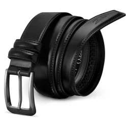 Vyriškas odinis diržas Carlos (juodas)