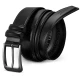 Vyriškas odinis diržas Carlos (juodas) ZG-SM-5060 Premium
