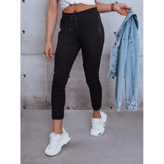 Juodos moteriškos kelnės Bing UY0995