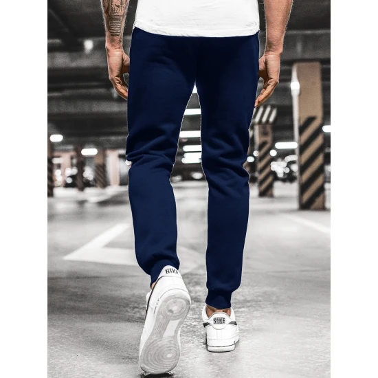 Tamsiai mėlynos vyriškos laisvalaikio kelnės Sergo JS/XW01