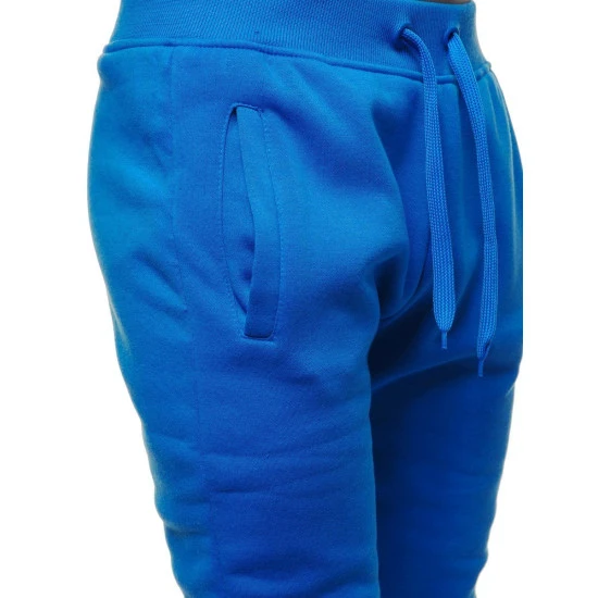 Vyriškos šviesiai mėlynos laisvalaikio kelnės Sergo Laisvalaikio kelnės