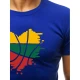 Mėlyni vyriški marškinėliai Širdis JS/712005
