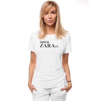 Женская футболка белого цвета Zaraza