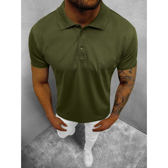 Vyriški chaki polo marškinėliai Casual JS/8T80/29