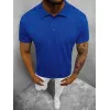 Vyriški mėlyni polo marškinėliai Casual JS/8T80/65