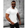 Balti vyriški marškinėliai Remer JS/8T89/1Z