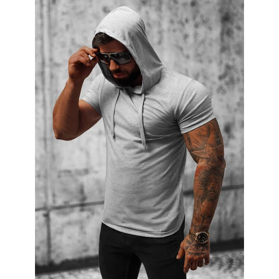 Pilki vyriški marškinėliai Remer JS/8T89/2Z