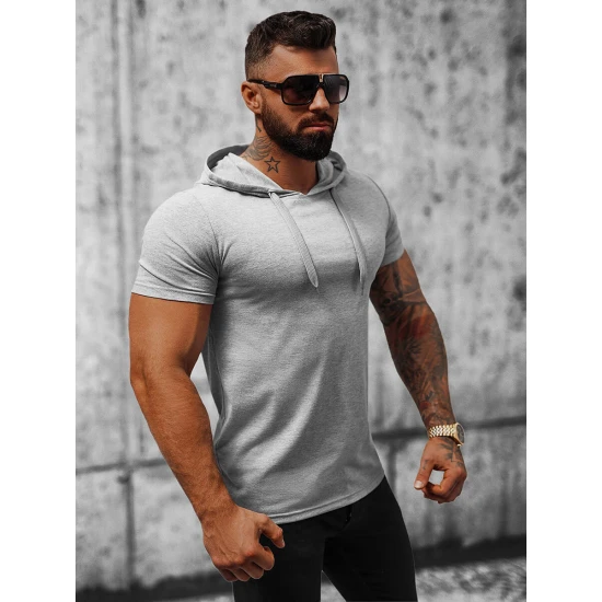 Pilki vyriški marškinėliai Remer JS/8T89/2Z