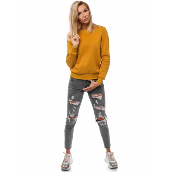 Moteriškas karamelinis džemperis Kober JS/W01