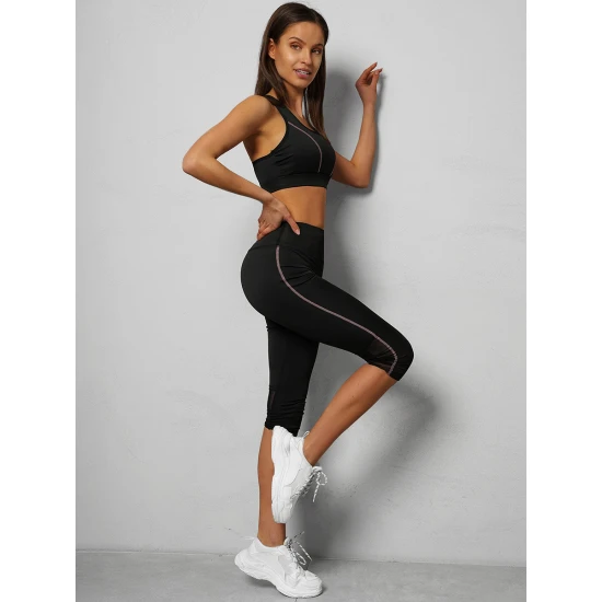 Moteriškas juodas sportinis komplektas Lister O/XL012/1