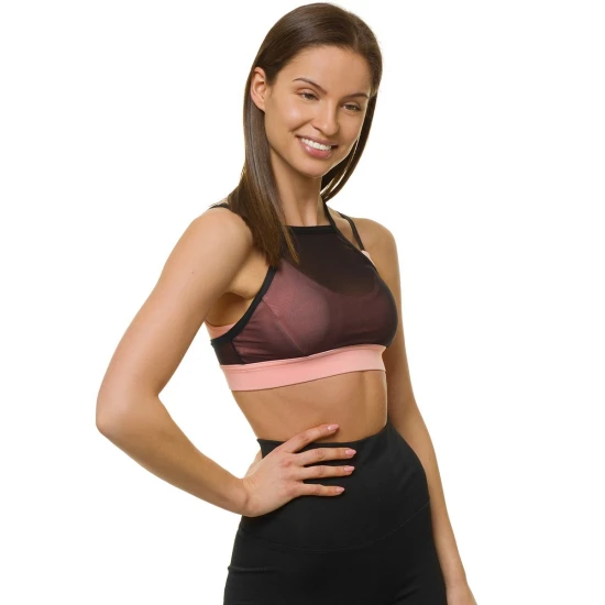 Sportinė juoda/rožinė liemenėlė dian JS/WX1092