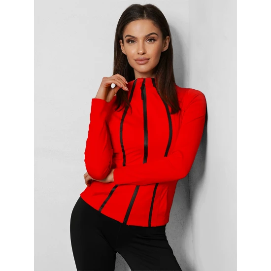 Moteriškas raudonas džemperis Sater JS/HH020/05 Premium